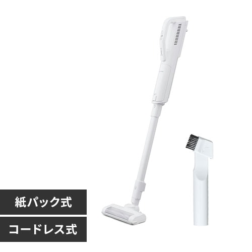 ＜アイリスプラザ＞ 充電式スティッククリーナー SBD-76P-W ホワイト画像