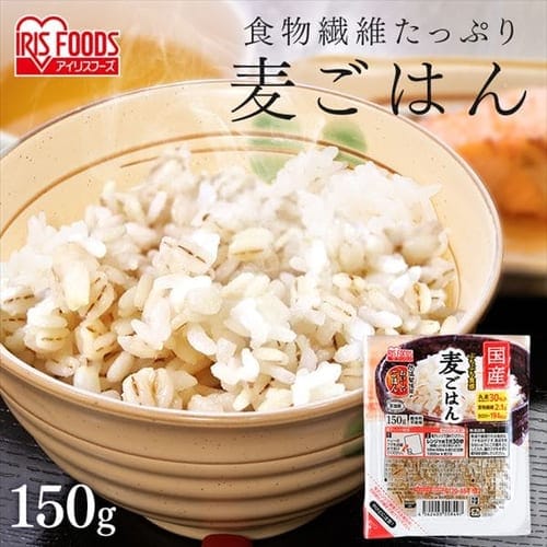 国産丸麦パックご飯150g【プラザマーケット】