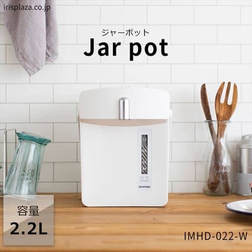  ジャーポット 2.2L メカ式 ホワイト IMHD-022-W
