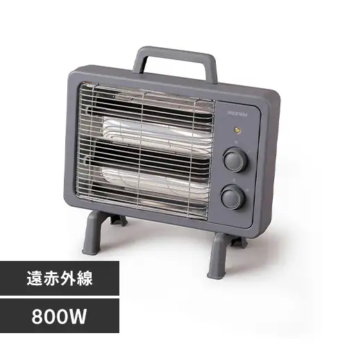 �y�󂠂�z�X�g�[�u ���ԊO�� 2�i�K���� IEHDB-800-H 800W �u���b�N�R�[�g �R���p�N�g �O���[_0