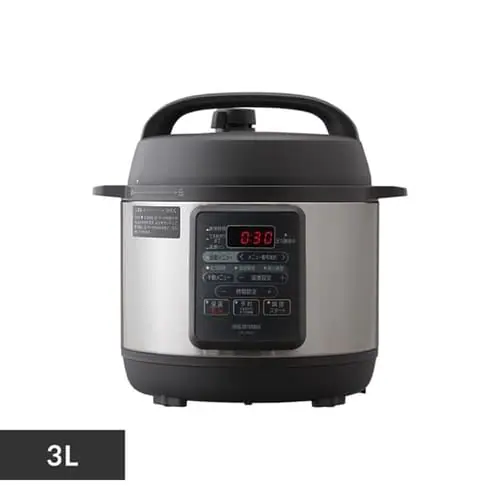 電気圧力鍋 3.0L KPC-EMA3-B 自動メニュー12種類 H513828F │アイリス 