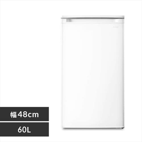 ノンフロン前開き式冷凍庫 60L IUSD-6A-W ホワイト H514089 │アイリスプラザ│アイリスオーヤマ公式通販サイト