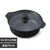 �� 24cm IH�Ή� IHKP-P24-B �u���b�N