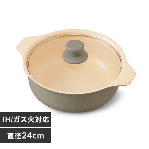 �y�󂠂�z�� 24cm IH�Ή� IHKP-P24-T �u���E��_0