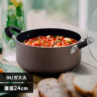 �� ����� 24cm IH/�K�X �_�C�������h�R�[�g DIS-P24 �u���E���@