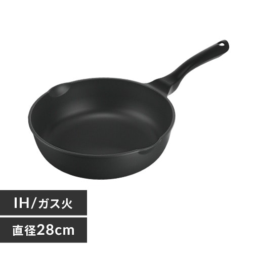 軽量フライパン深型 ２８cm ＩＨ用 IVL-D28