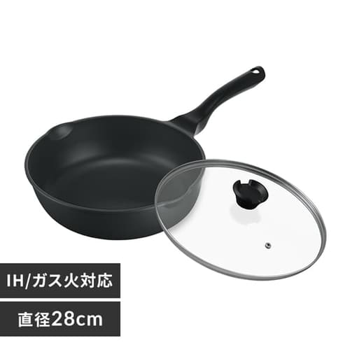  軽量フライパン深型 ２８cmフタセット IVL-D28-S2