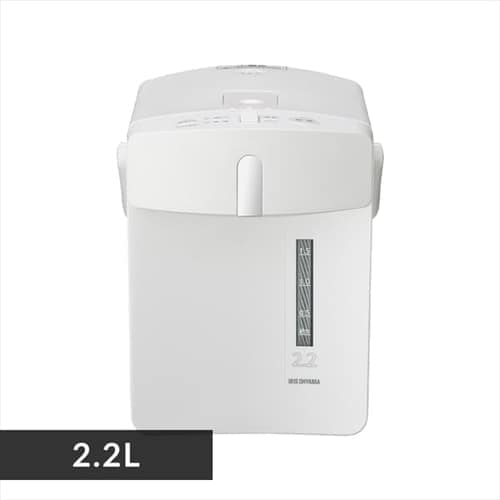 ＜アイリスプラザ＞ ジャーポット メカ式2.2L IMHD-122-W ホワイト画像