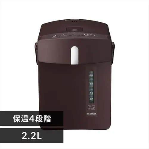 【訳あり】ジャーポット 2.2L マイコン式 IAHD-122-T カカオブラウン_0