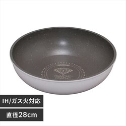 �t���C�p�� �u�߂Ȃ� 28cm IH/�K�X�ΑΉ� �_�C�������h�R�[�g�p�� ISN-W28 �z���C�g&�}�[�u��