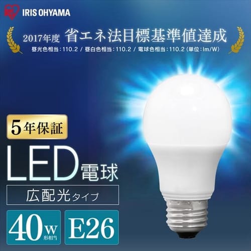 LED電球 E26 広配光 40形相当 LDA4L-G-4T6 電球色