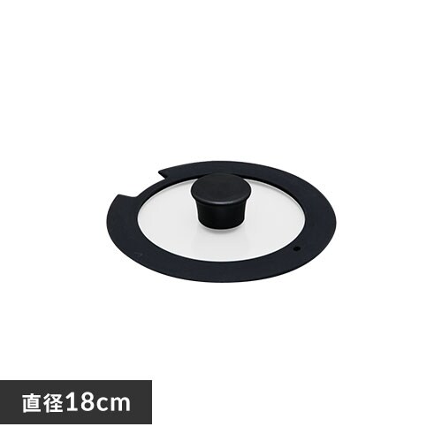 フライパン 蓋 18cm ダイヤモンドコートパン KITCHEN CHEF H-IS-GL18_0