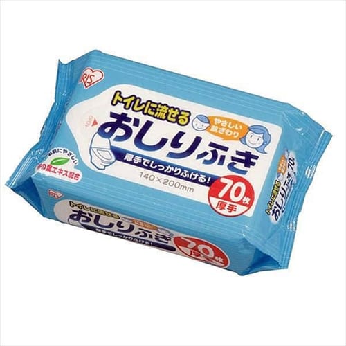 【クリックで詳細表示】【単品・5個セット・10個セット】ウェットティッシュ おしりふき WTY-N70 70枚