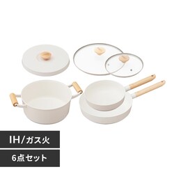 �t���C�p�� 6�_�Z�b�g IH/�K�X�Ή� ���I���g LUO-SE6W �z���C�g