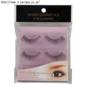 【クリックで詳細表示】つけまつげ SHINY COSMETICS EYE LASHES NO.004 Feminine eye SCE-004/3P 【単品】 【5個セット】 【10個セット】  アイメイクの必須アイテム「つけまつげ」です。ロングなたれ目でかわいさUP。【5個セット】、【10個セット】もございます☆