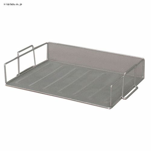 【クリックで詳細表示】メタルステーショナリーA4スタッキングトレーMSR-06    シンプルなデザインのスチール製A4ファイルスタンドです。A4サイズのファイル等の整理に最適です。