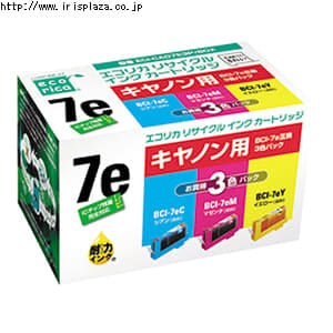 【クリックでお店のこの商品のページへ】エコリカリサイクルインク BCI-7E/3MP