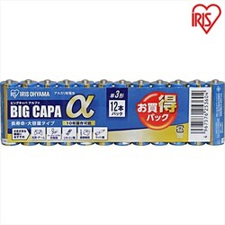 �y�󂠂�z�y12�{�p�b�N�z �A���J�����d�r �P3�` BIGCAPA �� LR6IB/12S���y�\��z10�����{���딭���\��
