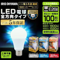 �y2�Z�b�g�zLED�d�� E26���� �S�����^�C�v 100W�`���� �d���F ���`���Ή� LDA15L-G/W-10T52P