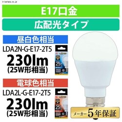 LEDd E17 Lz^Cv 25W` F `Ή LDA2N-G-E17-2T5
