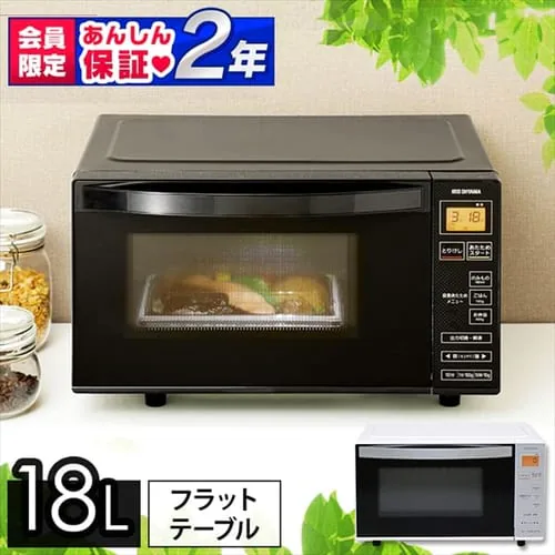 �y�󂠂�z�d�q�����W 18L �t���b�g�e�[�u�� �c�J���� �u���b�N _0