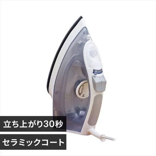 アイロン スチーム セラミックコート IRN-21C グレー H568882 