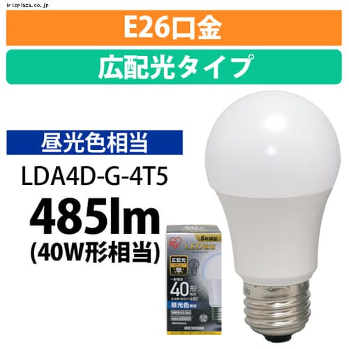 LEDd E26 Lz^Cv 40W` F `Ή LDA4D-G-4T5_0