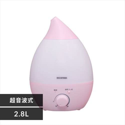 加湿器 超音波式 木造5畳 / 洋室8畳 LEDライト タンク容量2.8L UHM