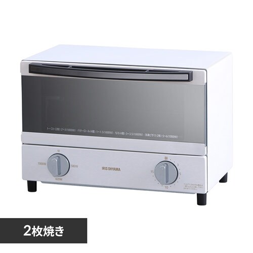 トースター 4枚 4枚焼き POT-413-B おしゃれ アイリスオーヤマ オーブントースター シンプル ミラー 一人暮らし 家電  必要なもの5,300円 新生活 総合福袋 4枚焼き