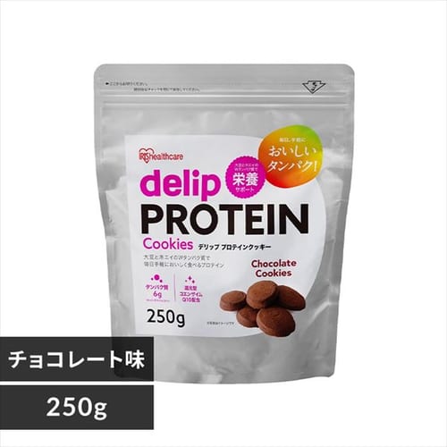 ＜アイリスプラザ＞ プロテインクッキー チョコ味 250g【プラザマーケット】