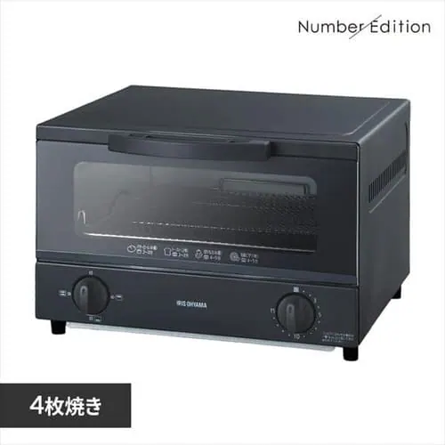 【訳あり】オーブントースター 4枚焼き EOT-032-HA アッシュ_0