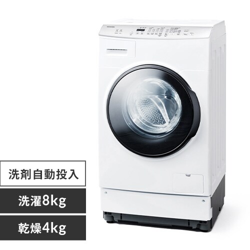 【予約】ドラム式洗濯乾燥機 8kg4kg 洗剤自動投入 FLK842Z-W ホワイト　※5月上旬から中旬頃入荷次第発送予定