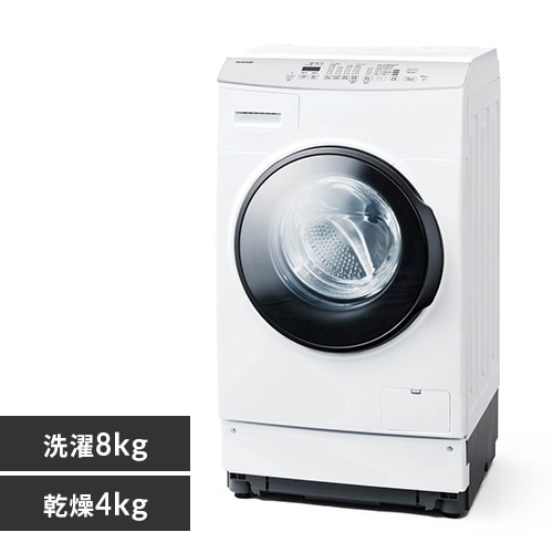 ＜アイリスプラザ＞ ★7%OFF★ドラム式洗濯乾燥機 8kg4kg FLK842-W