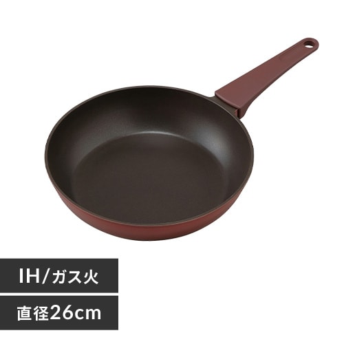 取っ手一体型フライパン ２６ｃｍ ＩＨ DCF-I26