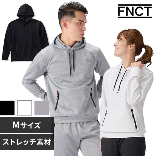 ストレッチフーディープルオーバー FC21403-BKM ブラック M