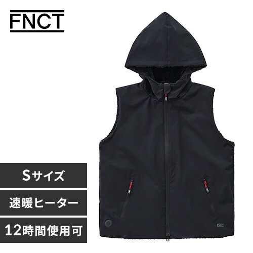  撥水防風フーディーボアヒートベスト FC21615 全4サイズ 全2色