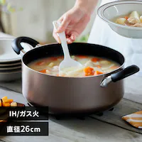 �� ����� 26cm IH/�K�X �_�C�������h�R�[�g DIS-P26 �u���E��