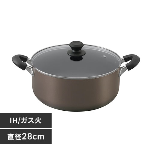 VERMICULAR 両手鍋 ホワイト　18センチ　リペア済み VERMICULAR 両手鍋 ホワイト 18センチ リペア済み