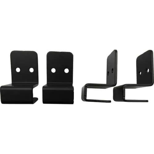 【4個セット】 棚板金具 黒≪ウッドウォールラックWLR-T66用 ≫ 762112_0