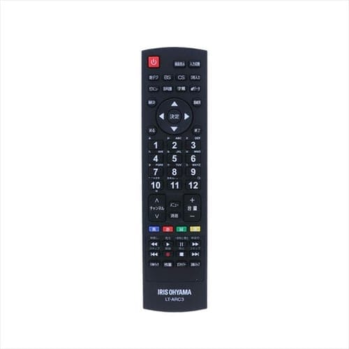 ＜アイリスプラザ＞ 【パーツ】液晶テレビ リモコン≪必ず下記にて適合型番をご確認ください≫画像