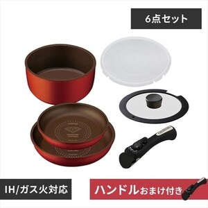 ダイヤモンドコートパン 6点セット＋ハンドルおまけ