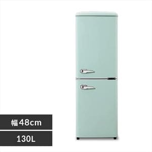 冷蔵庫 130L レトロ PRR-142D-W 7160370 │アイリスプラザ│アイリス ...