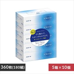 大王製紙 [10個セット] エリエール ティッシュ プラスウォーター(+