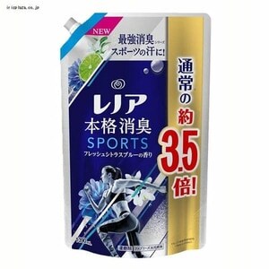 P&G レノア本格消臭スポーツフレッシュシトラスブルー つめかえ用超特大サイズ 1390mL 【プラザセレクト】