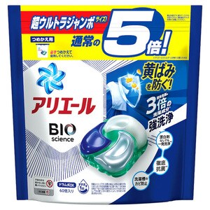 【大特価】アリエールBIOジェルボール つめかえジャンボ(46個入*8袋セット)