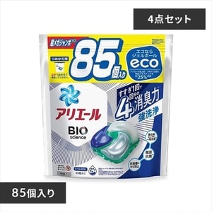 P&G 4個] アリエール ジェルボール 4D つめかえ用 超メガジャンボ