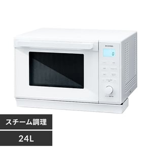 スチームオーブンレンジ 24L 角皿式 MO-F2404-W 自動メニュー26種類 時短ブースト