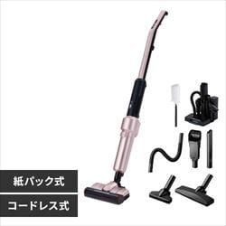 アタッチメント5点セット】掃除機 コードレス 紙パック 自走式 モップ