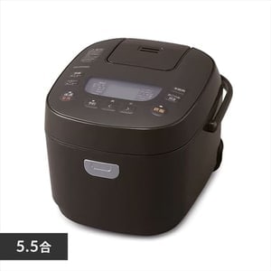 【新品未使用】アイリスオーヤマ 炊飯器 マイコン式 5.5合 極厚銅釜 ブラック