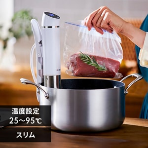 低温調理器 スリム 防水仕様 LTC-02-W ホワイト H518429 │アイリス ...